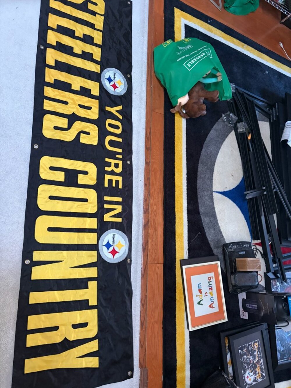Pittsburgh Steelers "You're In Steelers Country" NFL Flag Banner